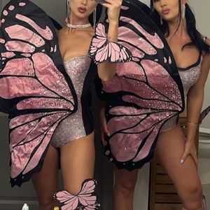 2 Pink Butterfly Costumes